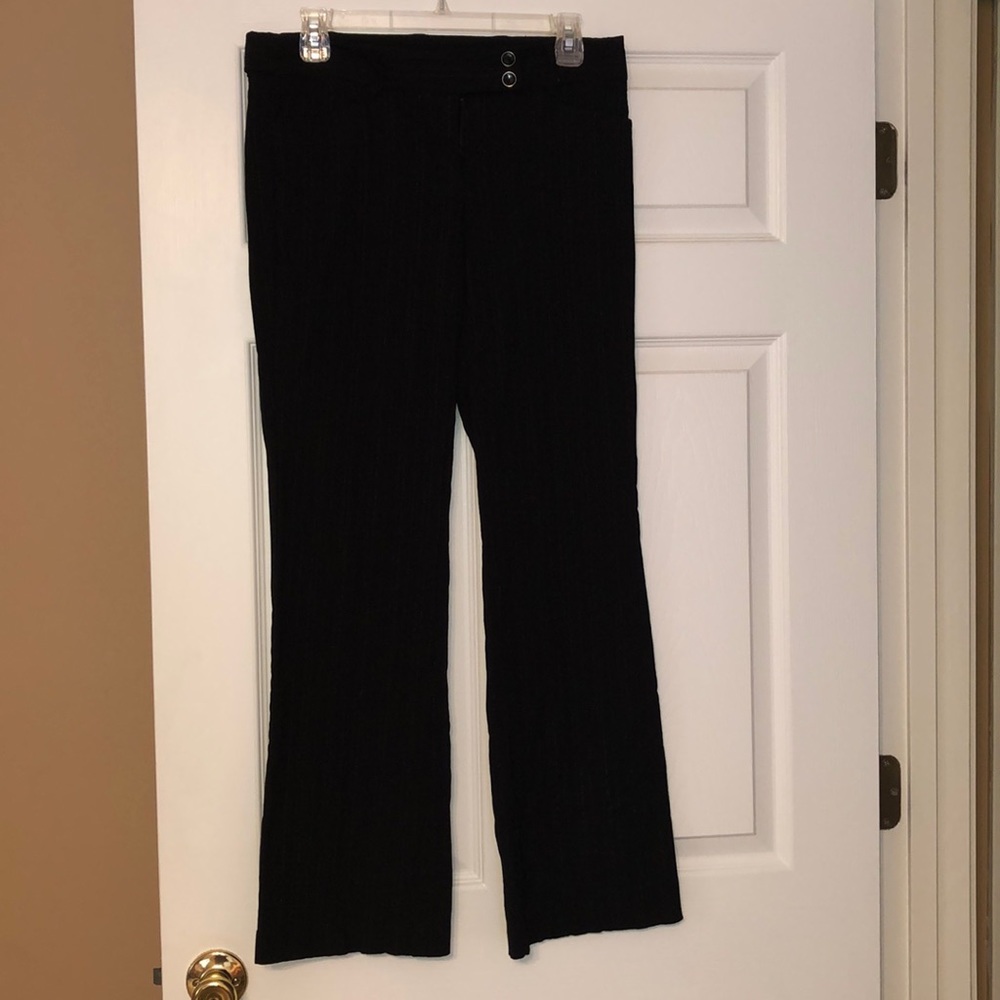 Black trousers with a little sparkle